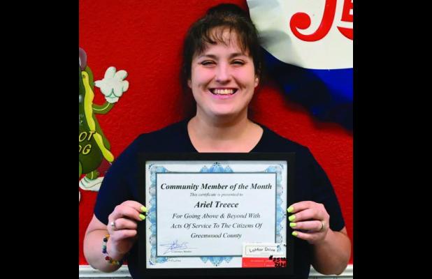 Treece Recognized As Community Member Of The Month